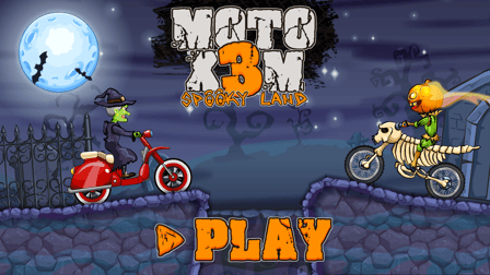 Moto X3M Spooky Land