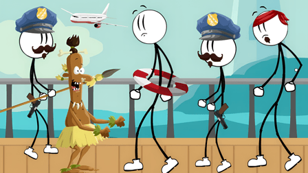 Stickman Escape - Plane and Ship
