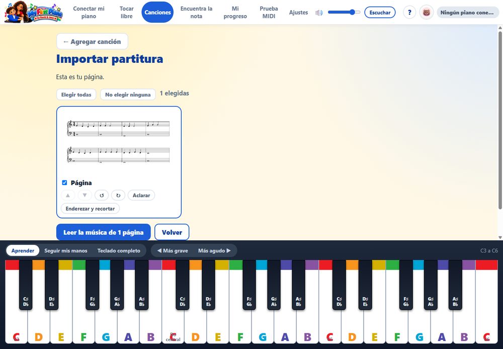 Pro: trae partituras desde un PDF o una foto